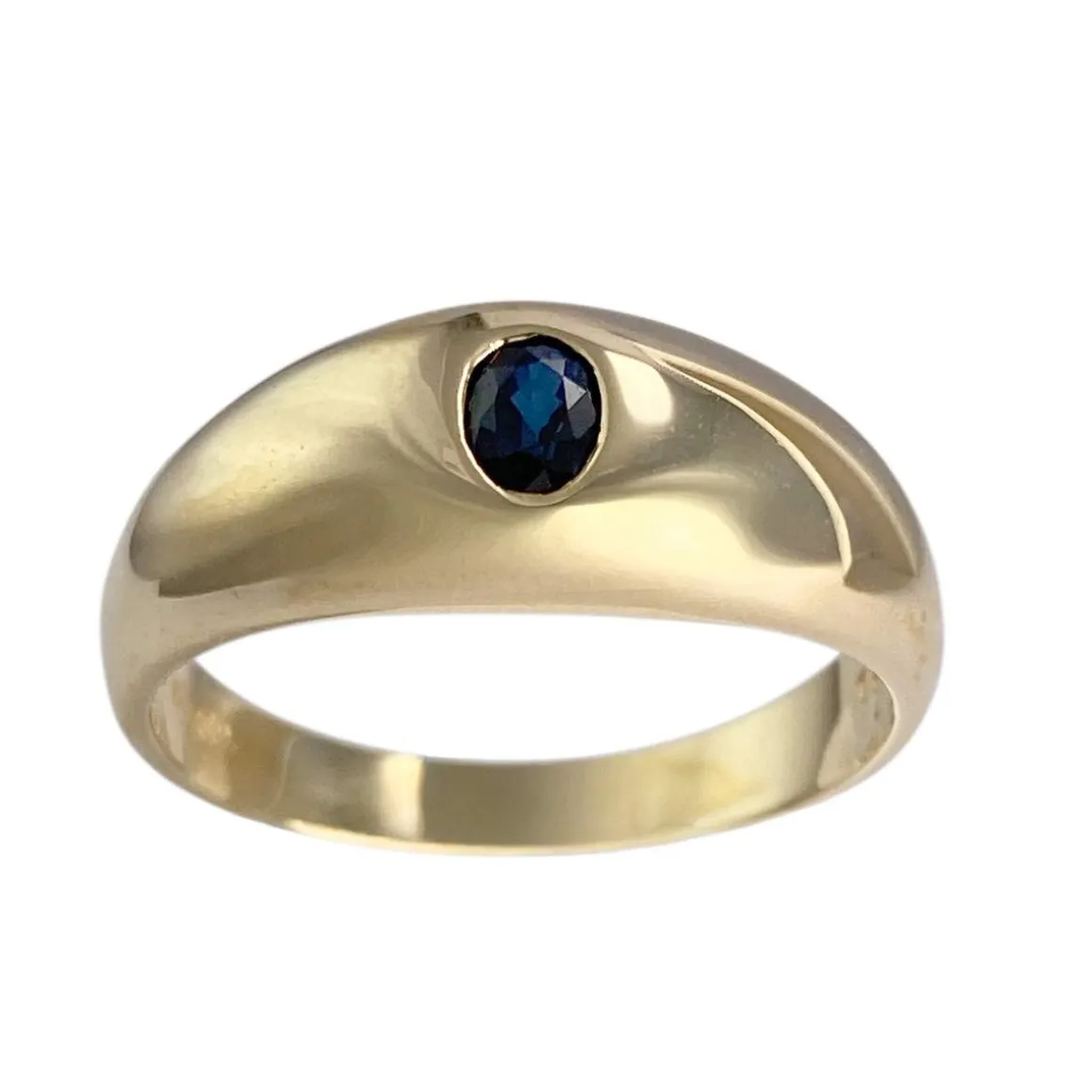 Bague d'occasion or 585 jaune saphir