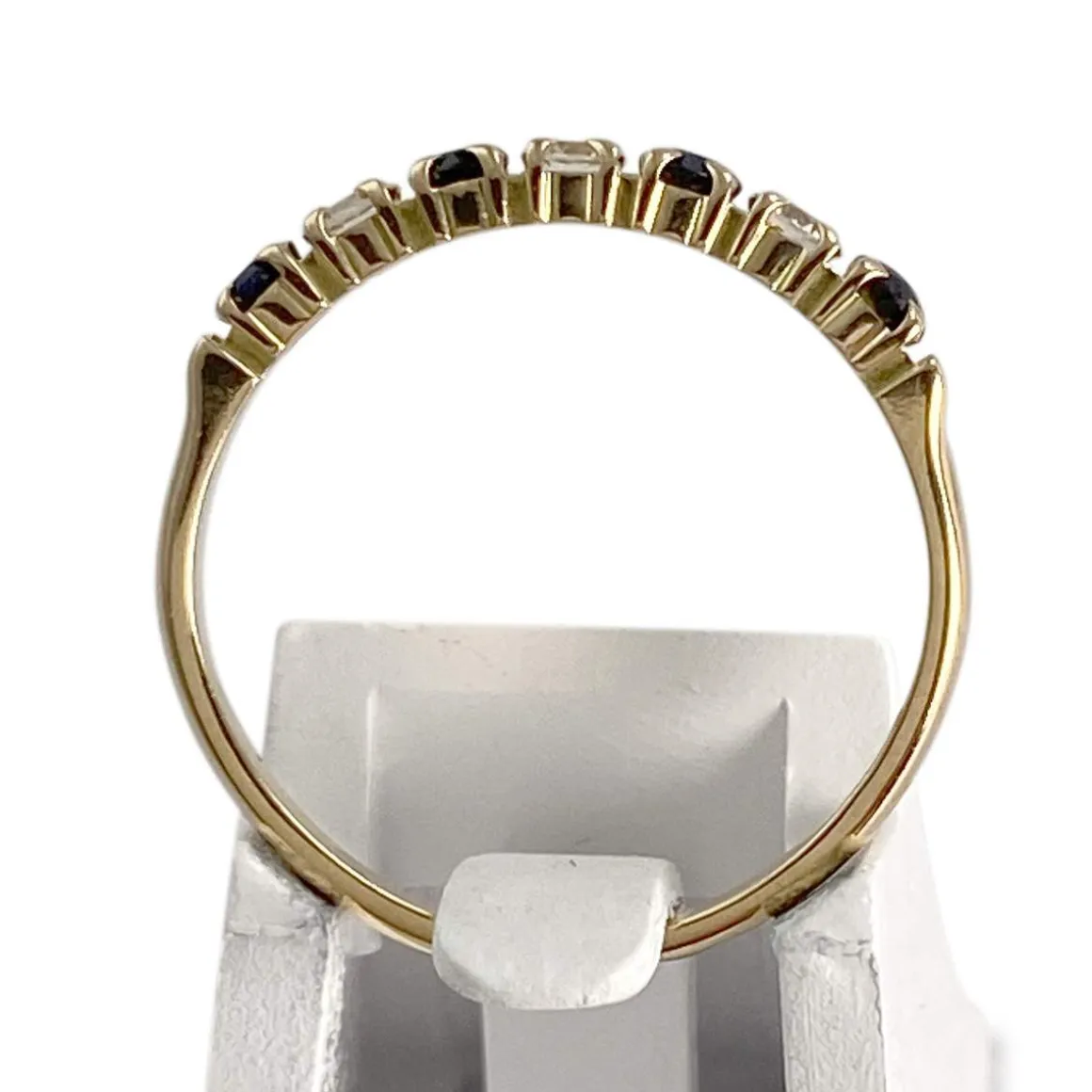 Bague d'occasion or 750 jaune saphirzirconias