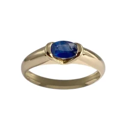 Bague d'occasion or 750 jaune saphir