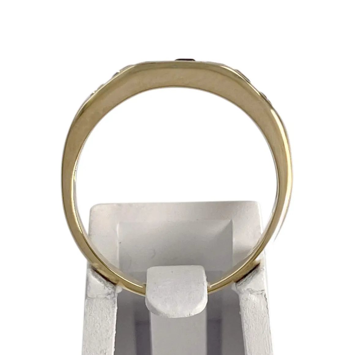 Bague d'occasion or 750 jaune saphirs diamants