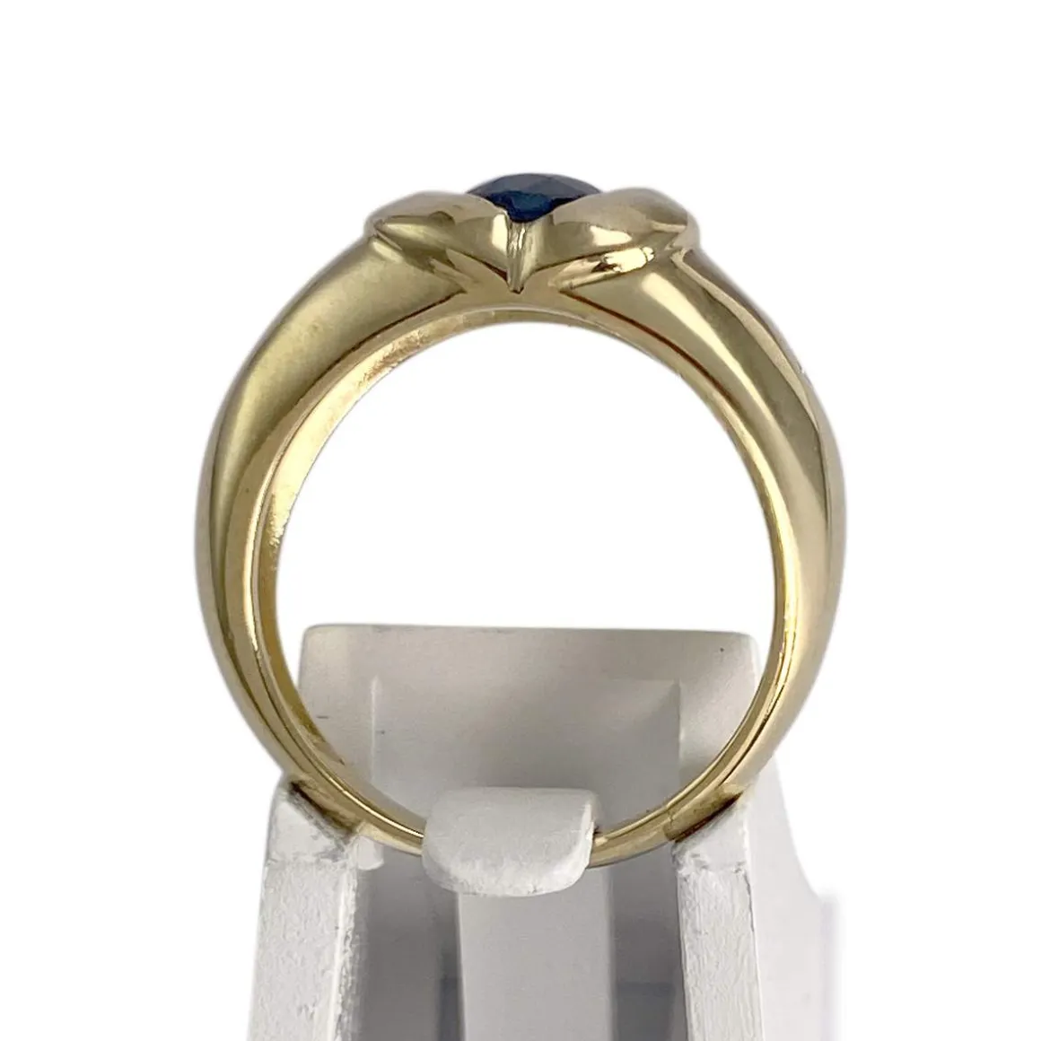 Bague d'occasion or 750 jaune saphir, diamants