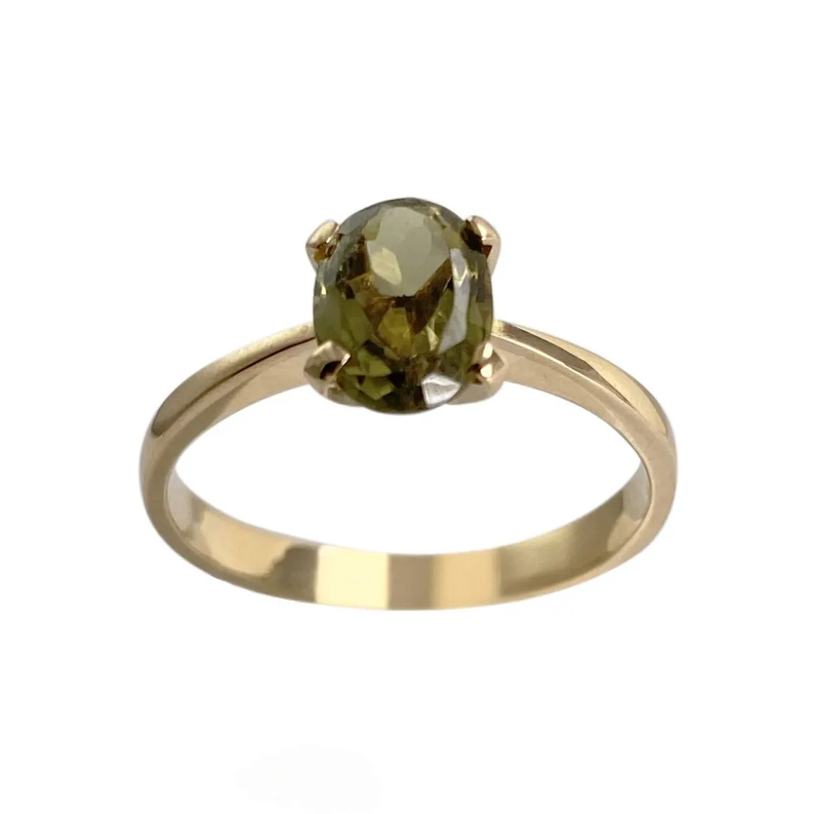 Bague d'occasion or 750 jaune tourmaline