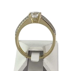Bague d'occasion or 585 jaunezirconias