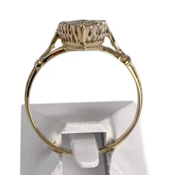 Bague d'occasion or 750 marquise diamants