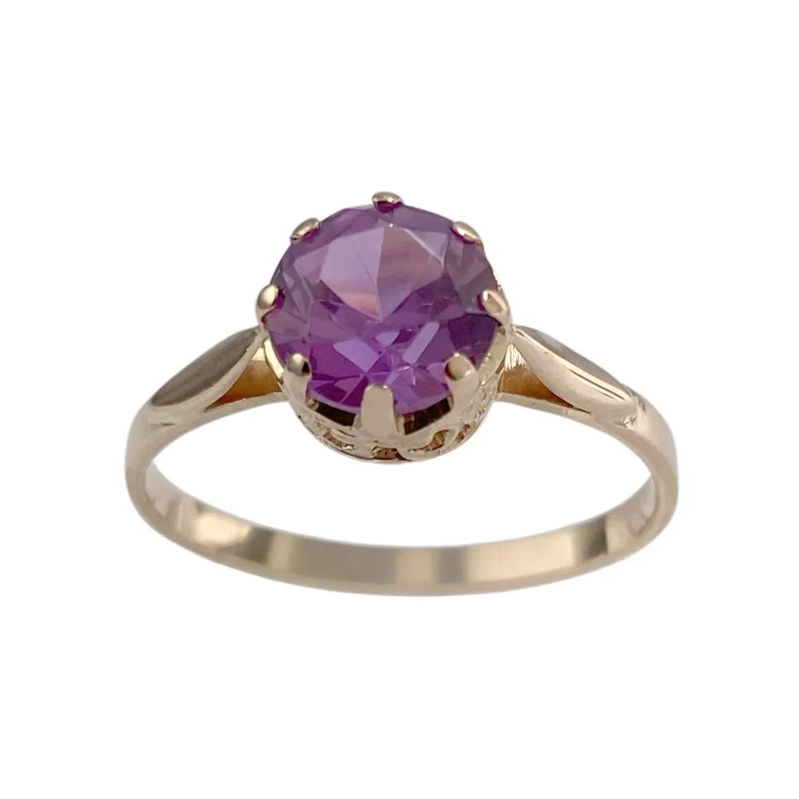Bague d'occasion or 585 rose