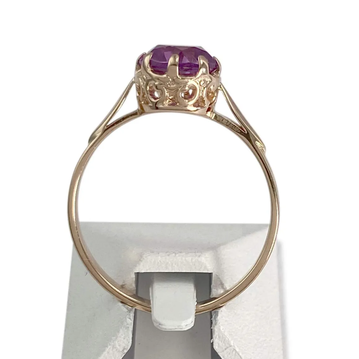 Bague d'occasion or 585 rose