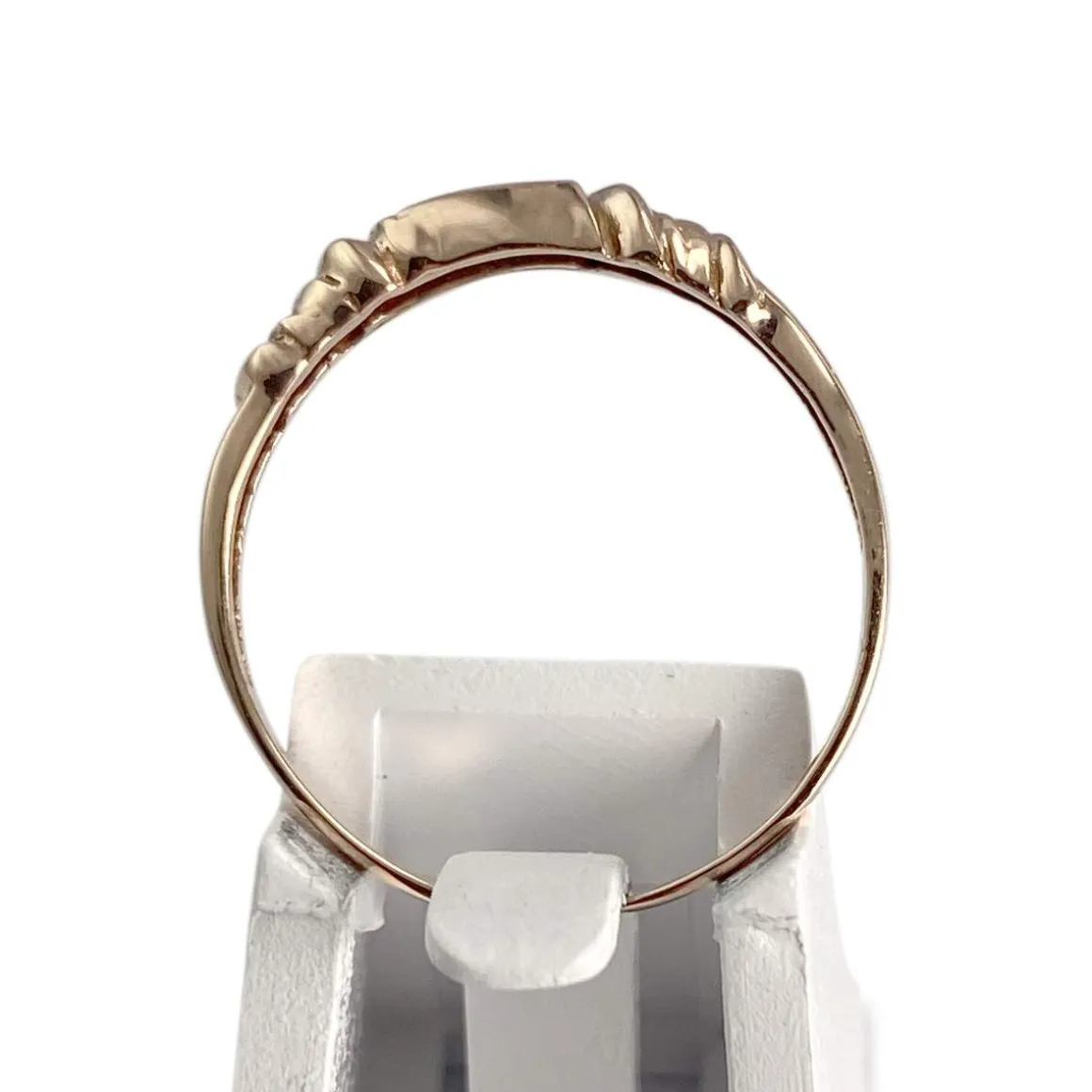 Bague d'occasion or 585 rose zirconias