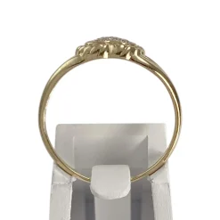 Bague d'occasion 2 ors 750 coeur diamants