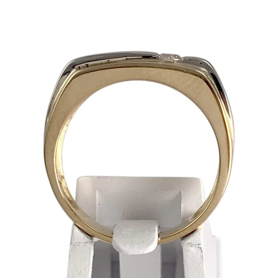Bague d'occasion 2 ors 750 diamant