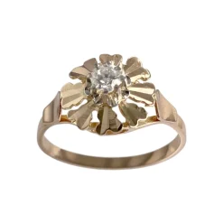 Bague d'occasion 2 ors 750 diamant