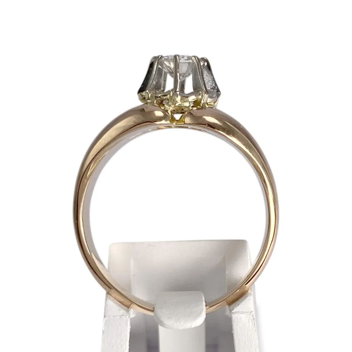 Bague d'occasion 2 ors 750 diamant