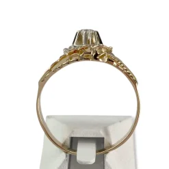 Bague d'occasion2 ors 750 diamant