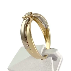 Bague d'occasion 2 ors 750 diamant