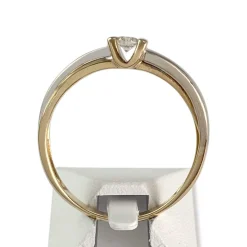 Bague d'occasion 2 ors 750 diamant