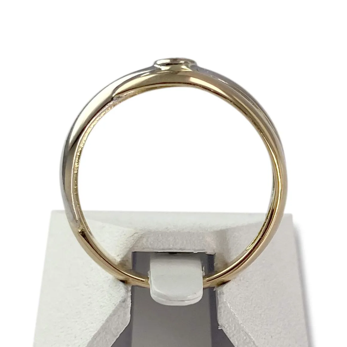 Bague d'occasion 2 ors 750 diamant