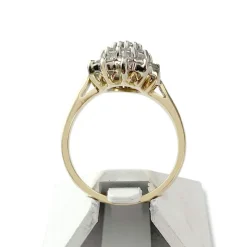 Bague d'occasion 2 ors 750 diamants