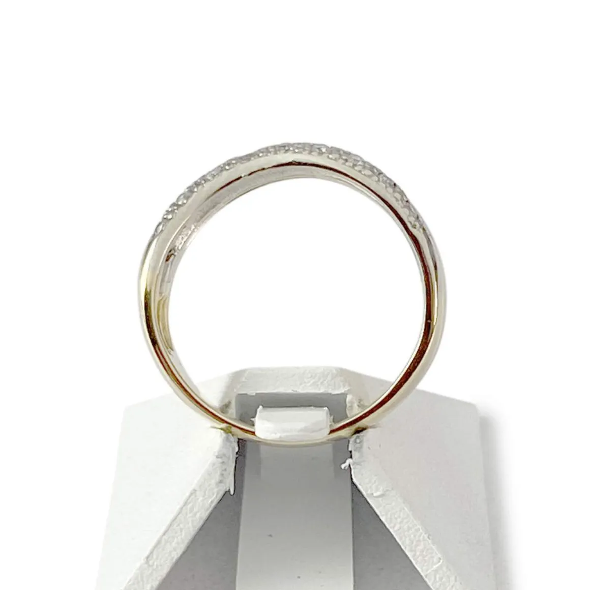 Bague d'occasion 2ors 750 diamants
