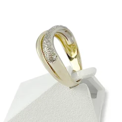 Bague d'occasion 2ors 750 diamants