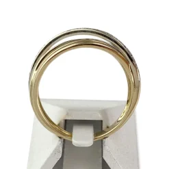 Bague d'occasion 2 ors 750 diamants