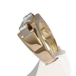 Bague d'occasion 2 ors 750 diamants