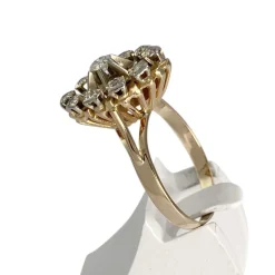 Bague d'occasion 2 ors 750 diamants