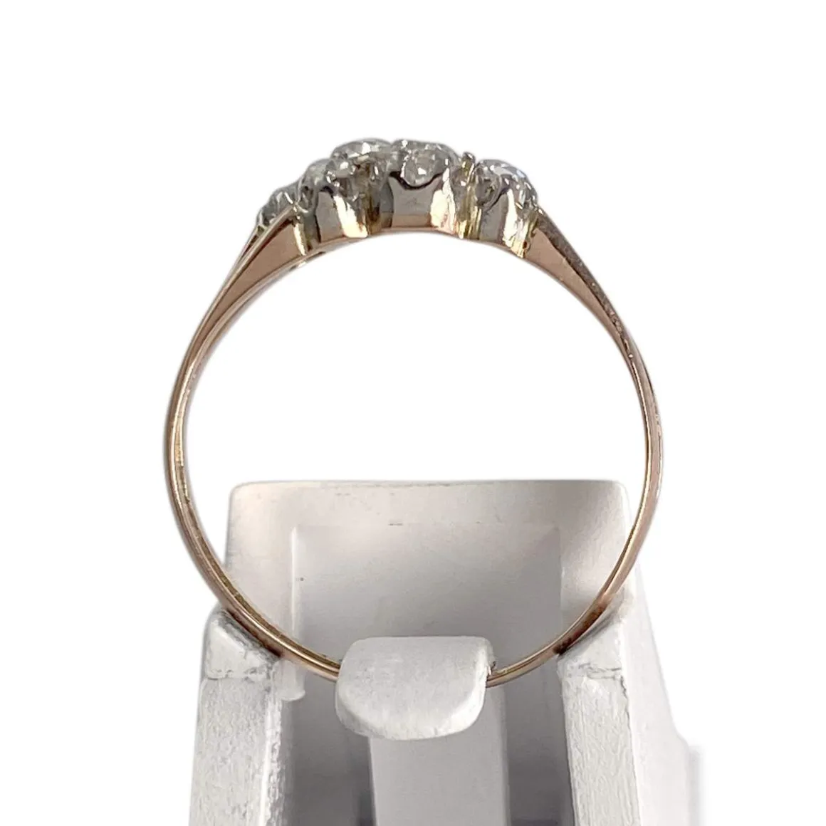 Bague d'occasion 2 ors 750 diamants