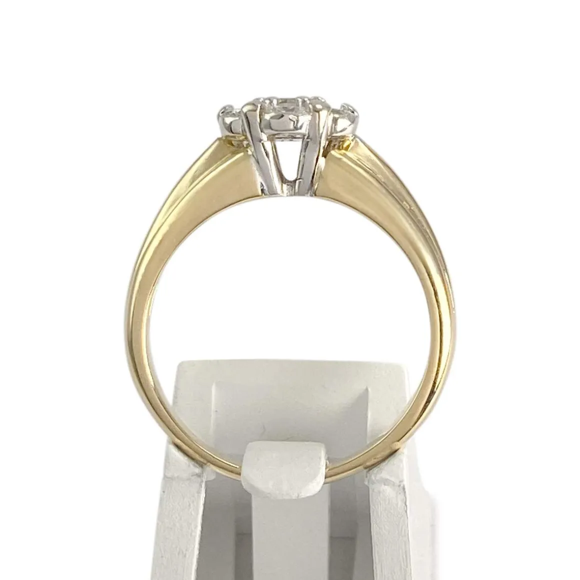 Bague d'occasion 2 ors 750 diamants
