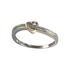 Bague d'occasion 2 ors 375 diamants