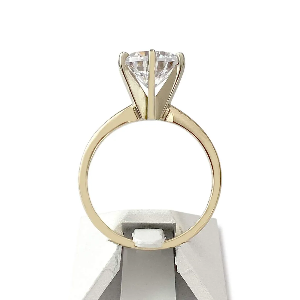 Bague d'occasion 2 ors 585 zirconia