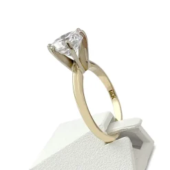 Bague d'occasion 2 ors 585 zirconia