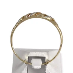 Bague d'occasion or 750 2 tons