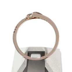 Bague d'occasion or 375 2 tons diamants