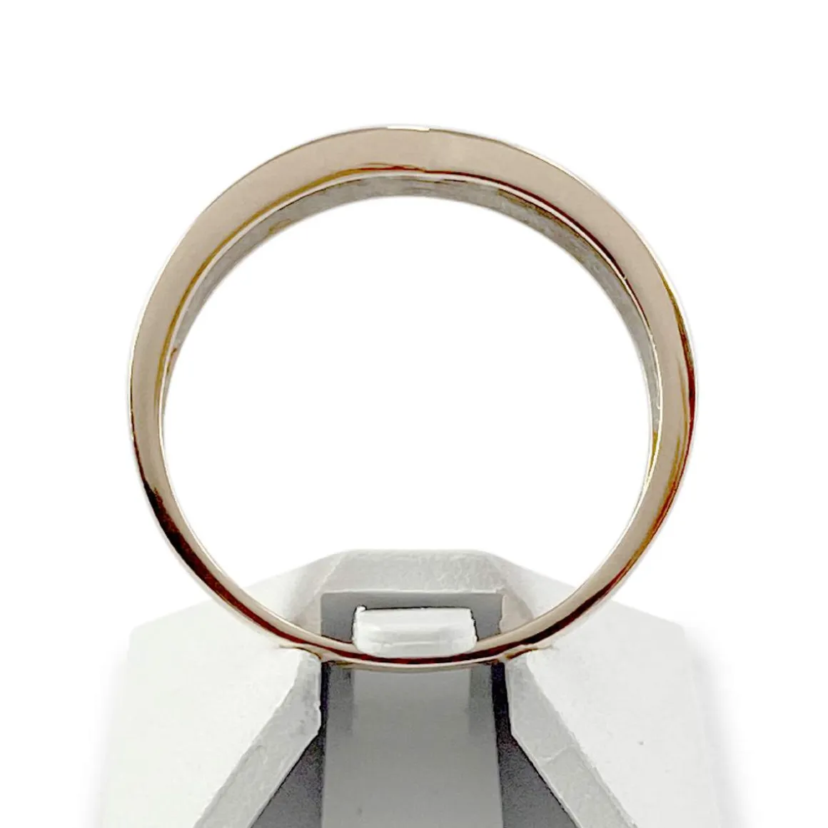 Bague d'occasion or 375 2 tons diamants