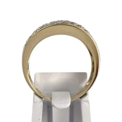 Bague d'occasion or 750 2 tons diamants