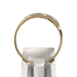 Bague d'occasion  or 2 tons 750 diamants
