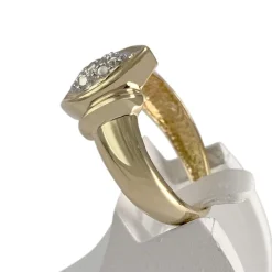 Bague d'occasion or 750 2 tons diamant