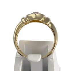 Bague d'occasion or 750 2 tons diamant