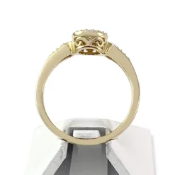 Bague d'occasion or 375 2 tons diamants