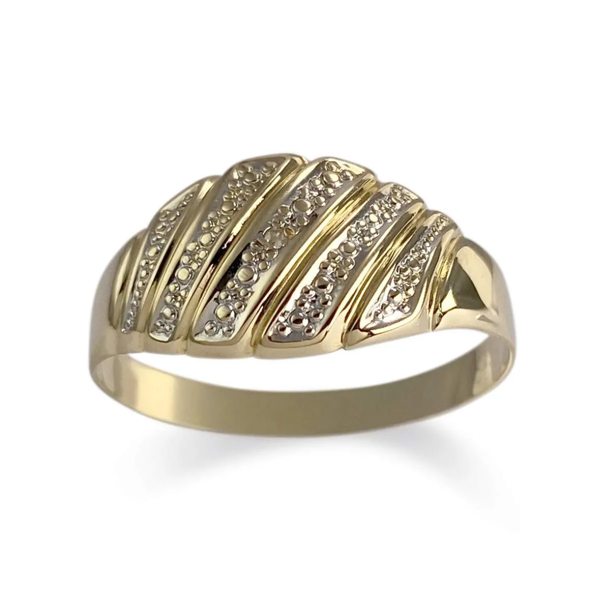 Bague d'occasion or 2 tons 750 diamant