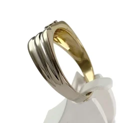 Bague d'occasion or 750 2 tons diamant