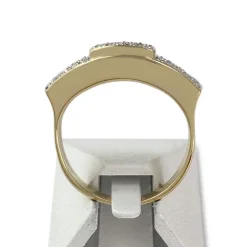 Bague d'occasion or 750 2 tons diamants