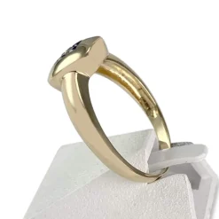 Bague d'occasion or 750 2 tons saphirs