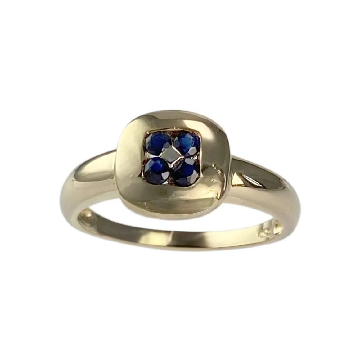 Bague d'occasion or 750 2 tons saphirs