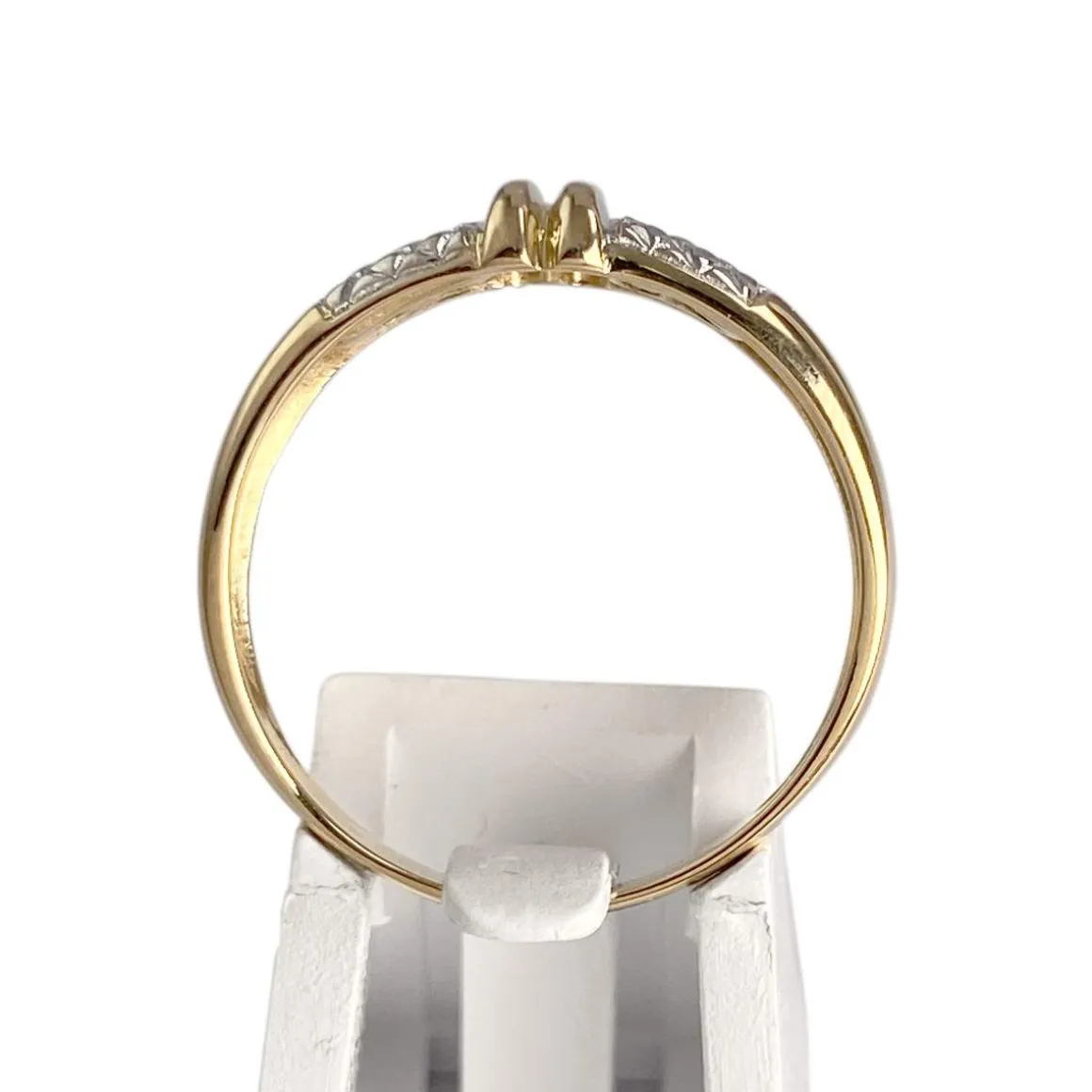 Bague d'occasion or 750 2 tons saphirs