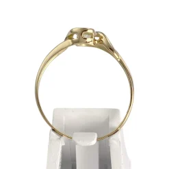 Bague d'occasion  or 750 zirconia