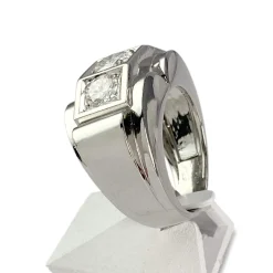 Bague d'occasion platine 950 diamants