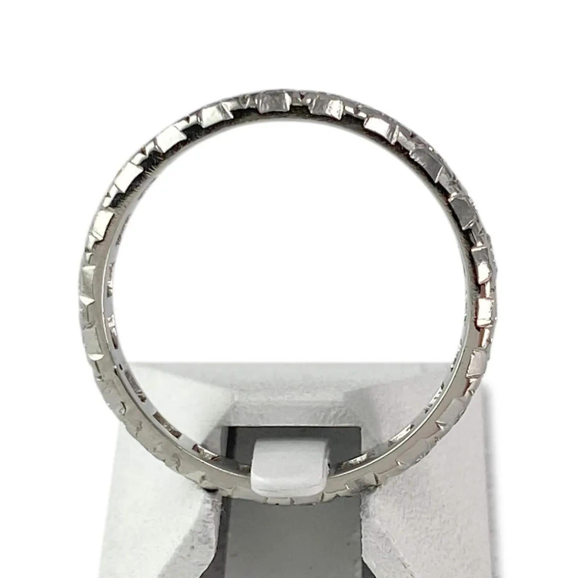 Bague d'occasion tour complet platine 950 diamants