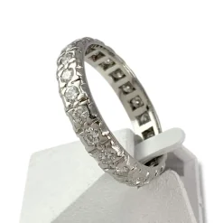 Bague d'occasion tour complet platine 950 diamants