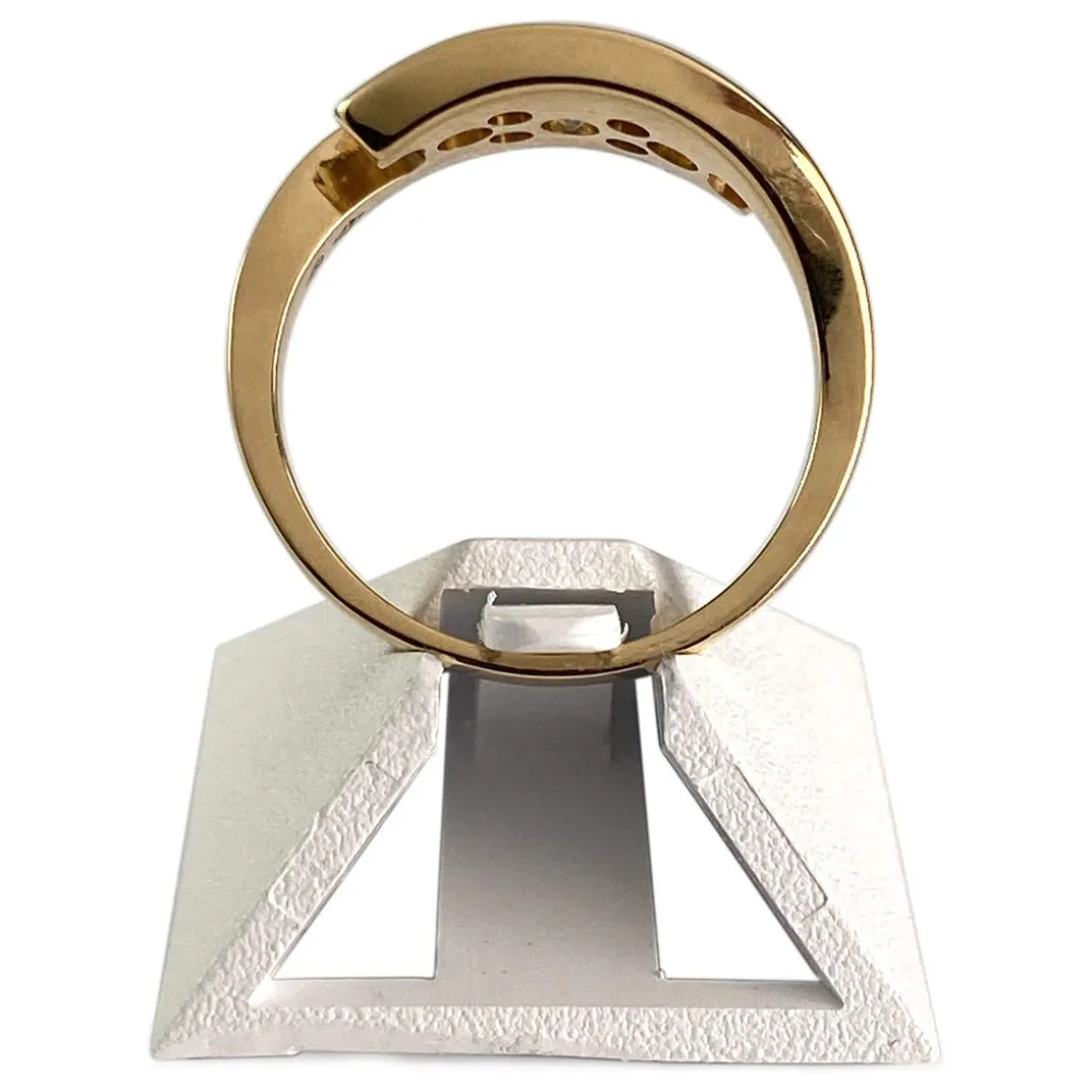 Bague d'occasion Trilogy or 750 jaune diamants