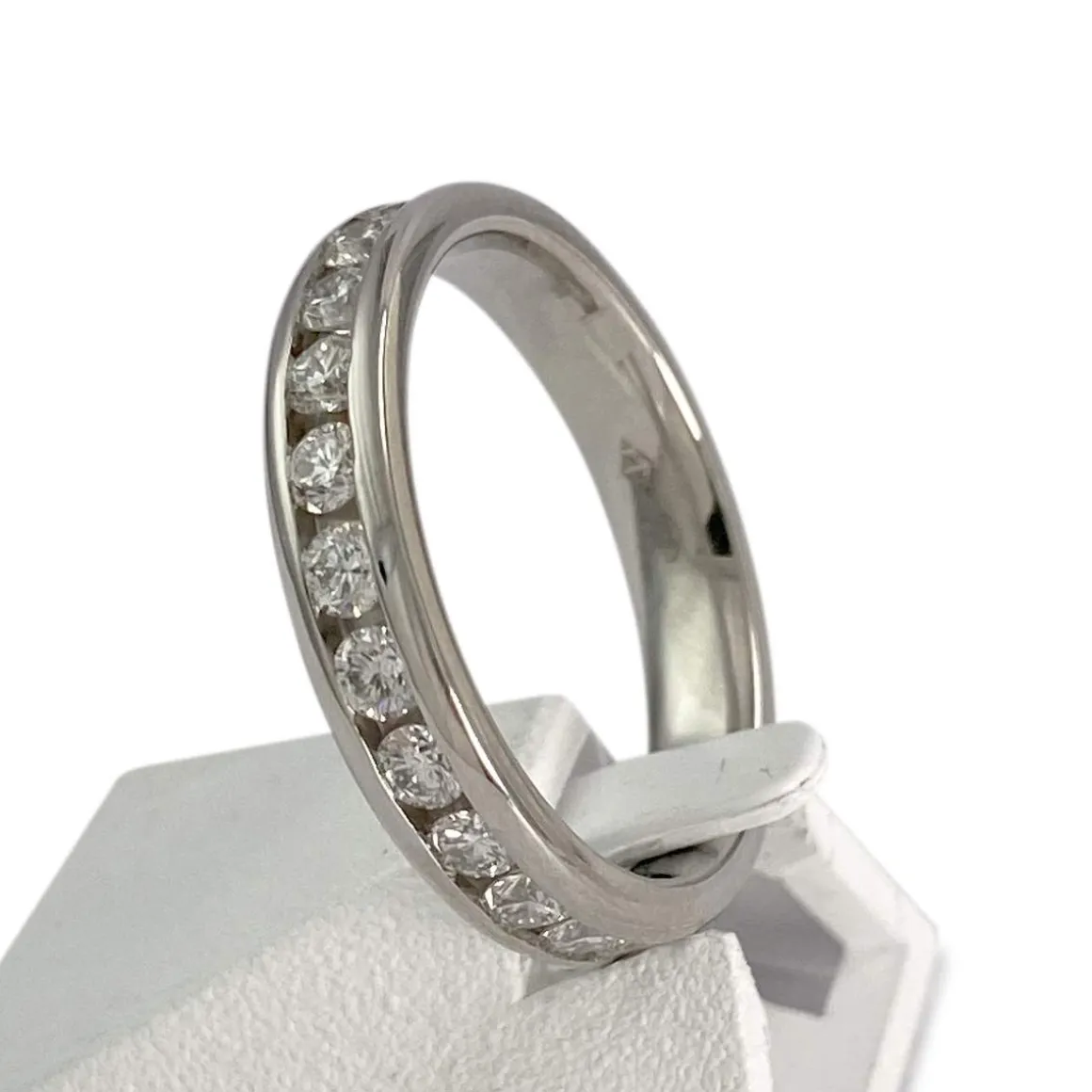 Bague d'occasion VAN BRILL or 750 blanc diamants